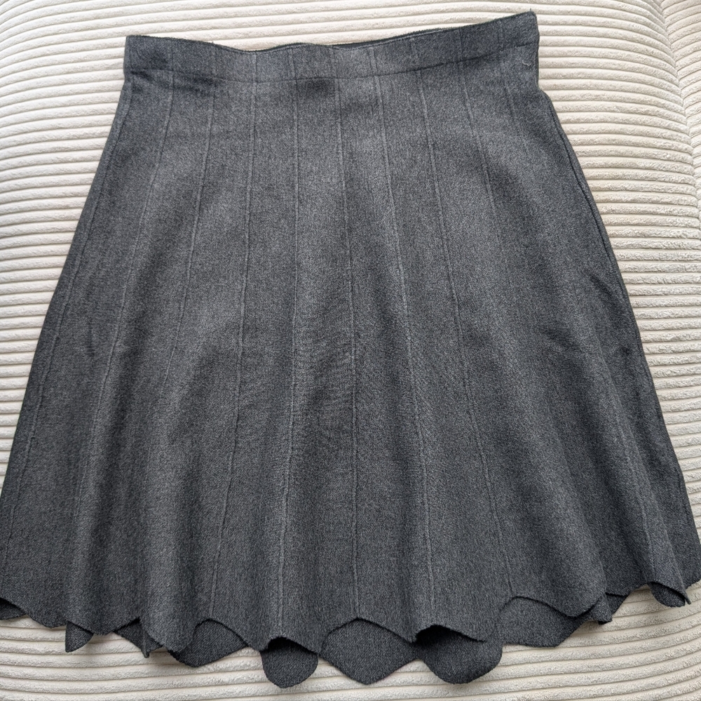 Elegant Gray Women's Skirt